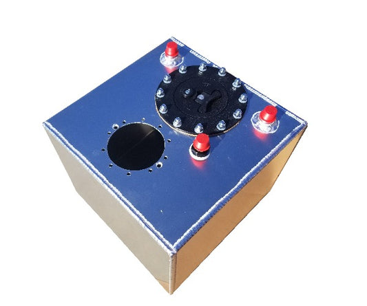 6 GALLON ALUMINUM AEROMOTIVE PUMP READY FUEL CELL 2060Z 12x12x10