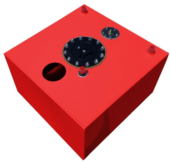 12 GALLON ALUMINUM HOLLEY PUMP READY FUEL CELL 2120HS 17x17x10