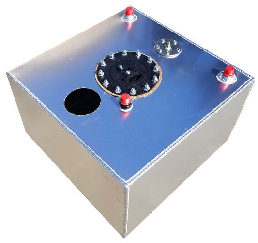 12 GALLON ALUMINUM HOLLEY PUMP READY FUEL CELL 2120HS 17x17x10